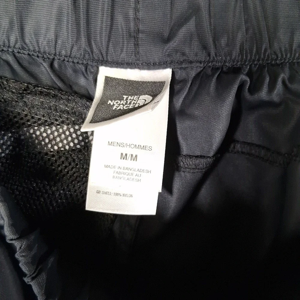 The North Face Antora Rain Pants Men Size Medium Black Relaxed Fit Ankle Zip